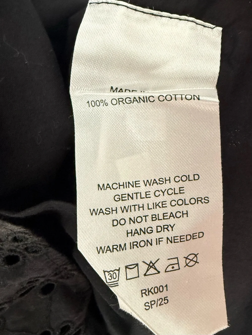 NWT Quince 100% Organic Cotton Eyelet Smocked Midi Dress - Picture 15 of 15